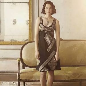 Anthropology Silk Dress